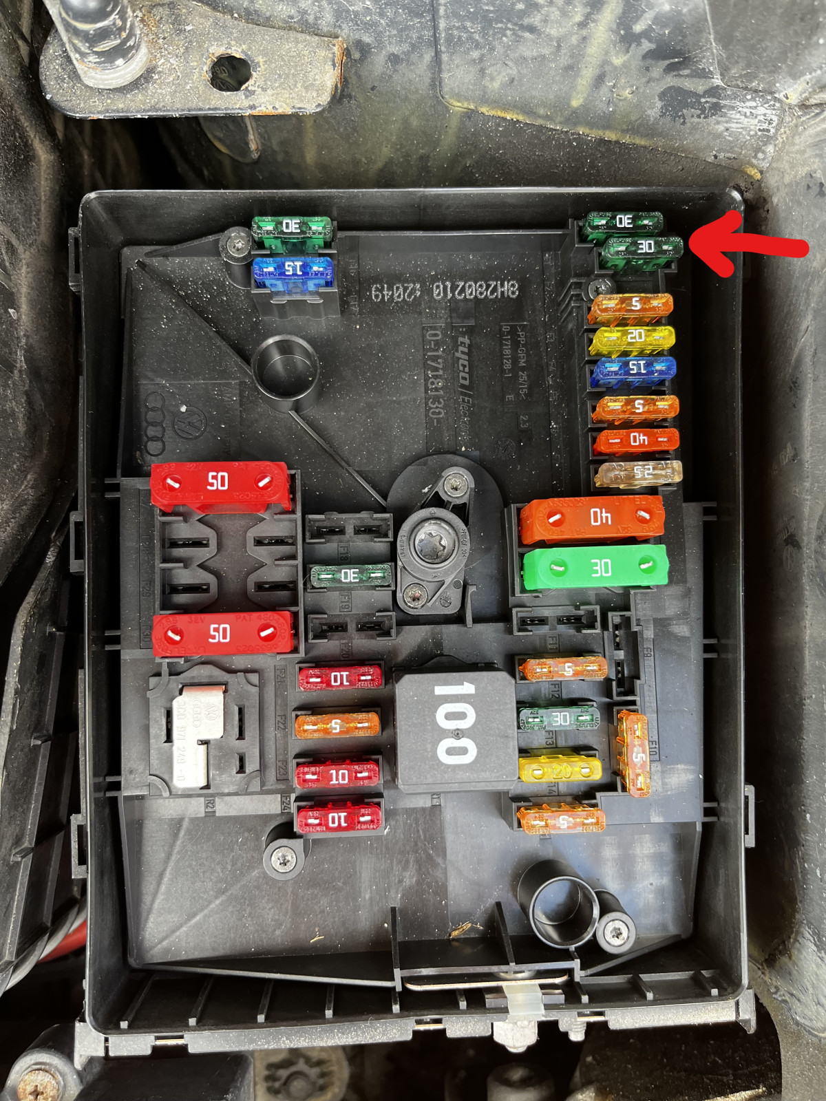 Gearbox overheated: Stop! Owner's man.!