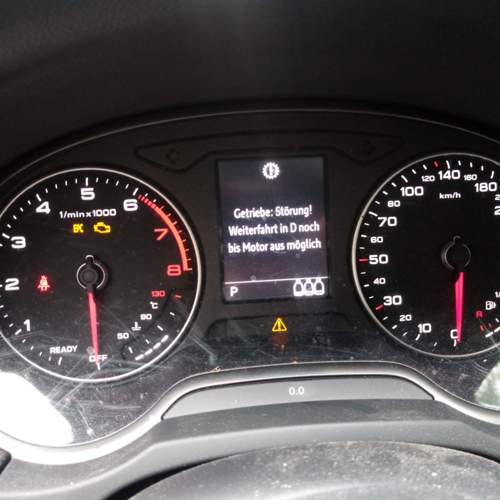A3 Fehlermeldung Getriebe