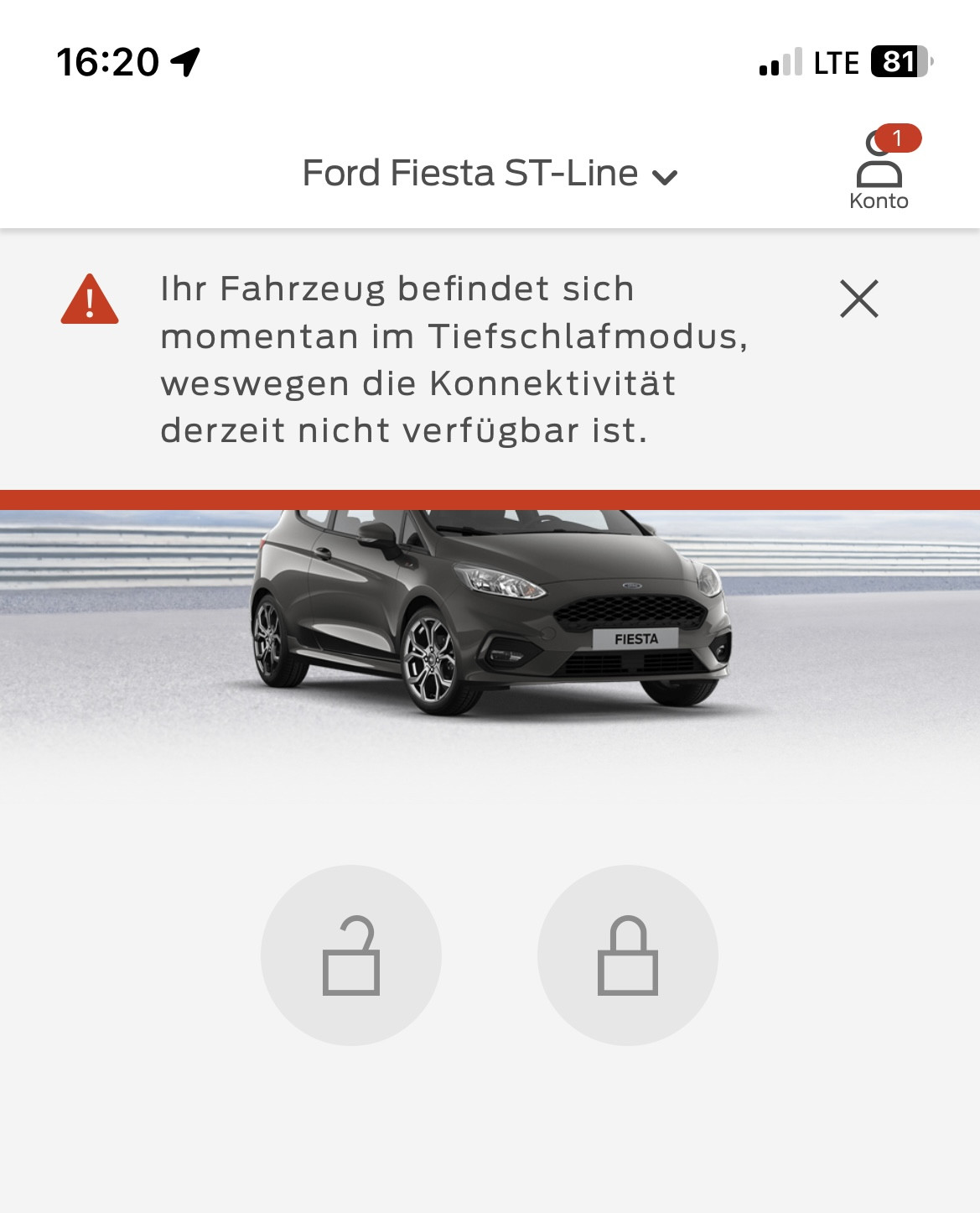 Kryptische Nachrichten in der FordPass-App