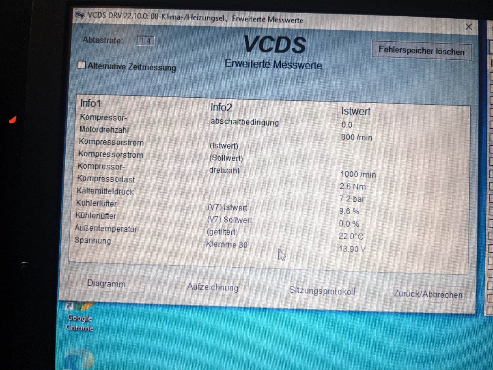 Klimaanlage ohne Funktion, Fehlersuche.