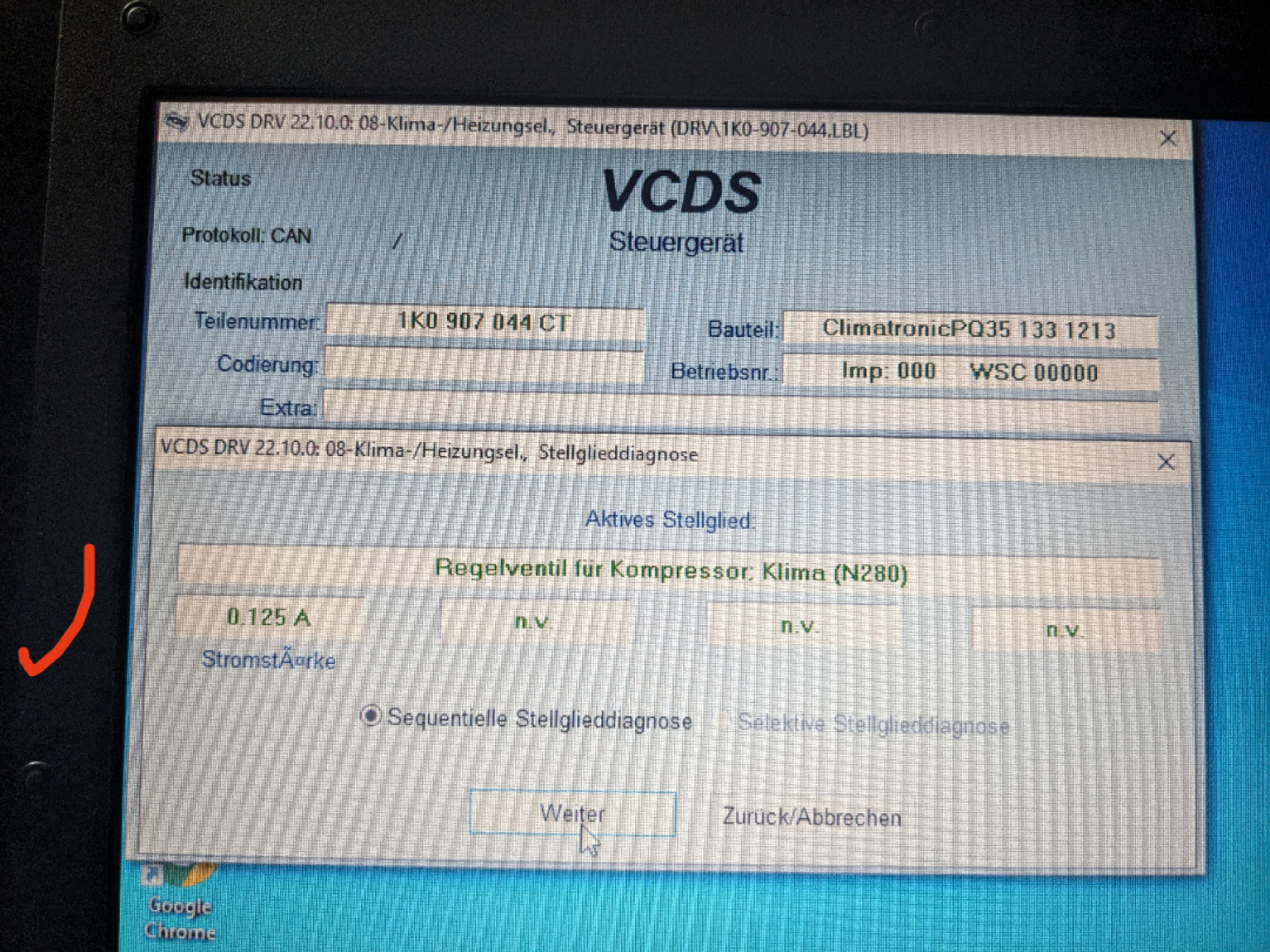 Klimaanlage ohne Funktion, Fehlersuche.
