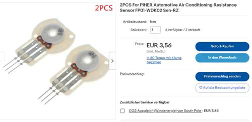 Poti für Sensor