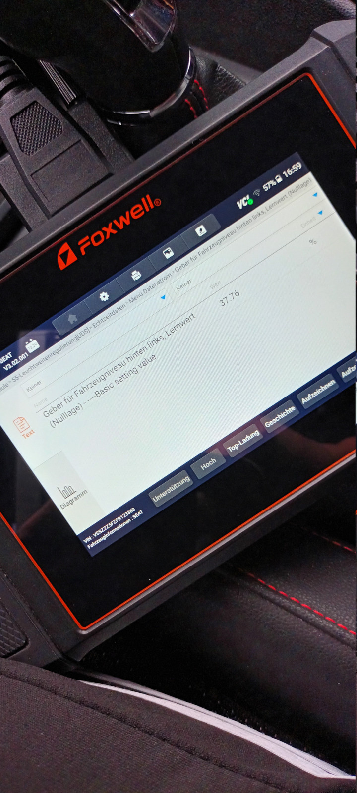 Fehlermeldung Leuchtweitenregulierung