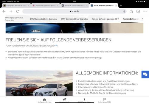Bild von BMW Website