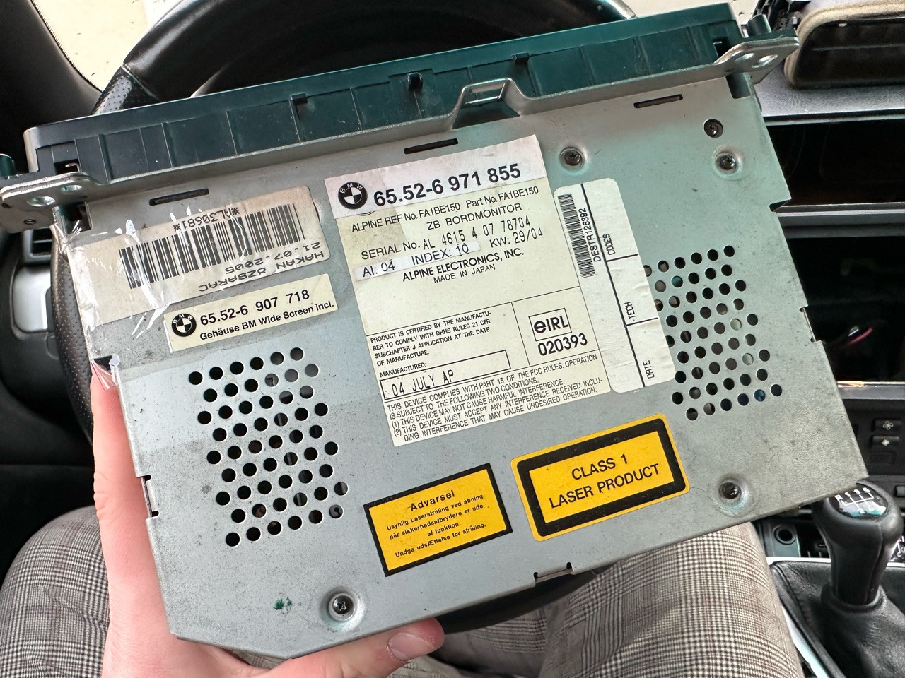 E46 Cabrio LCI neues Radio