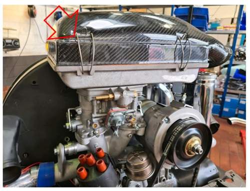 Deckel Zentraldoppelvergaser KERSCHER