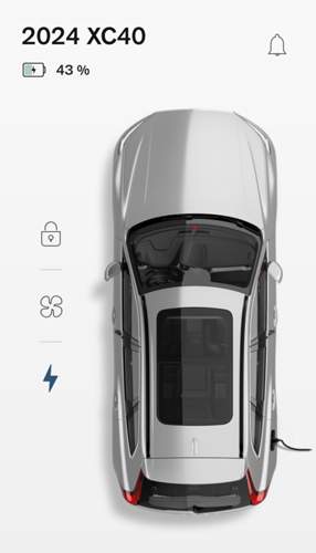 XC40 App-Darstellung