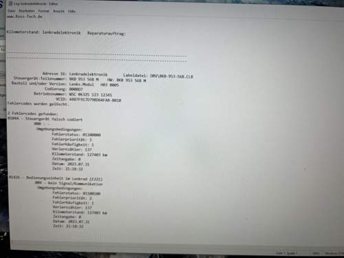 VCDS Fehler