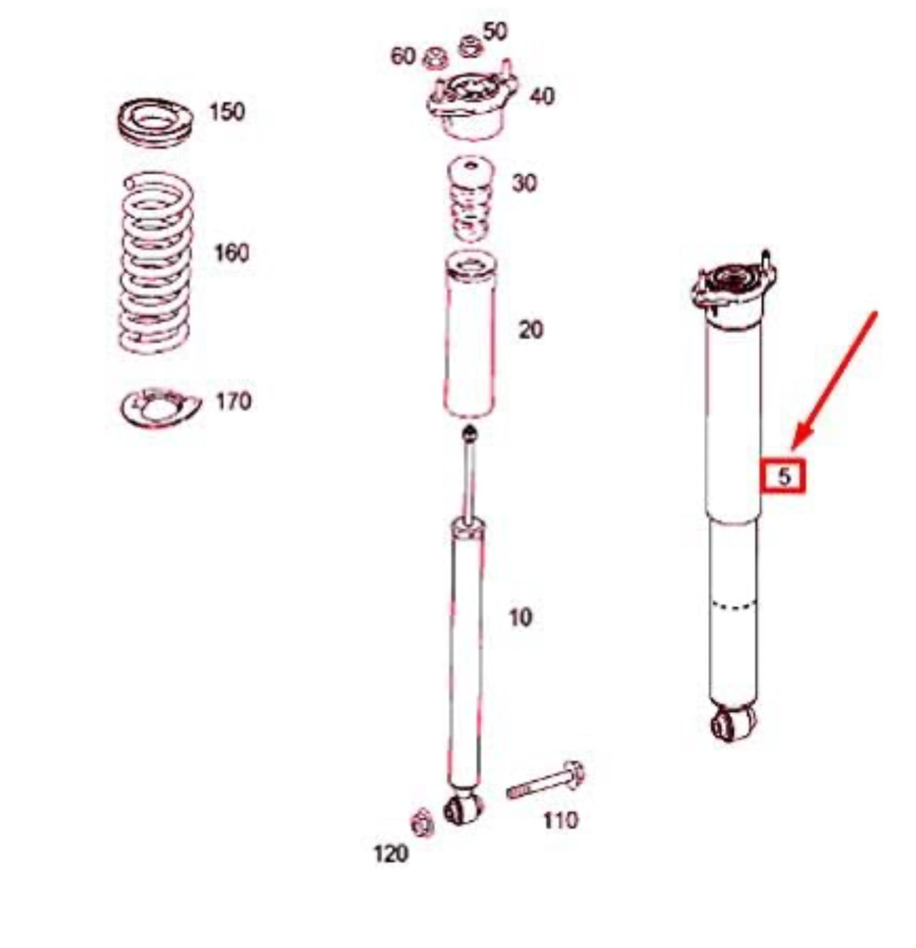 W204 Kombi Stoßdämpfer tauschen