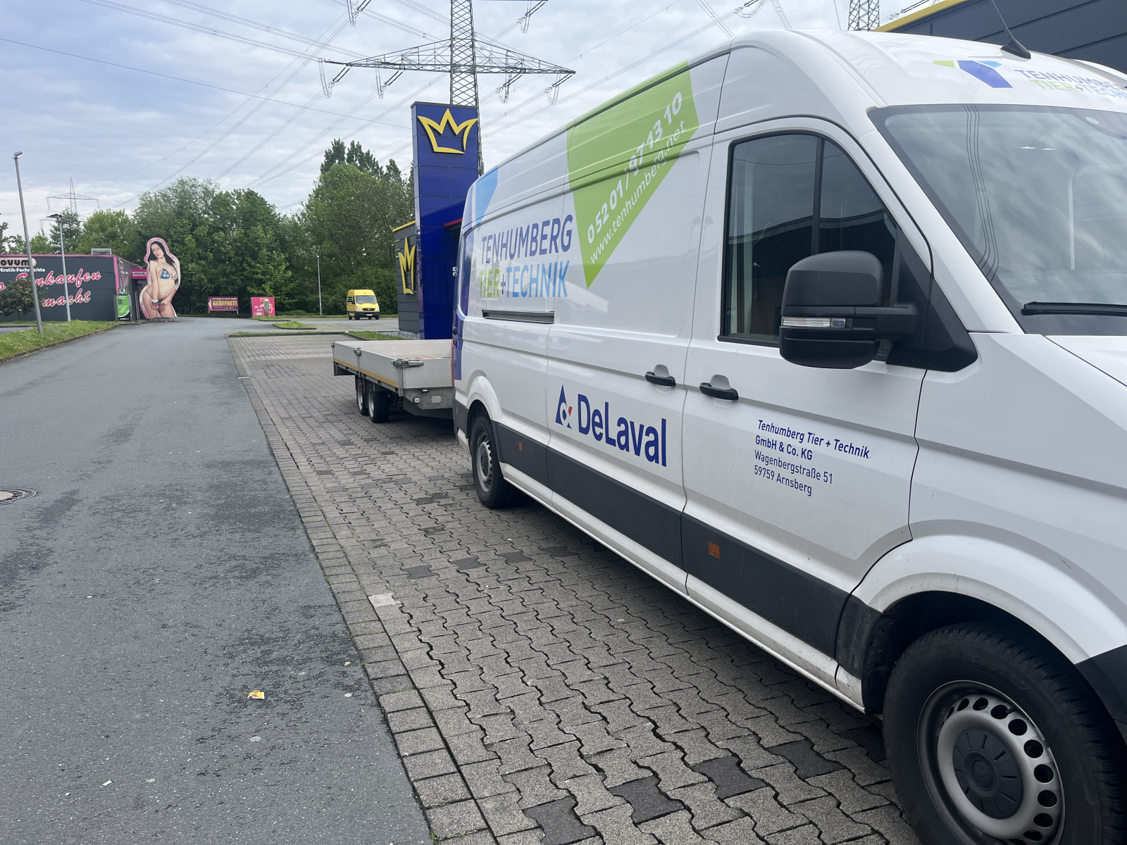 VW Crafter als Zugmaschine für schweren Anhänger