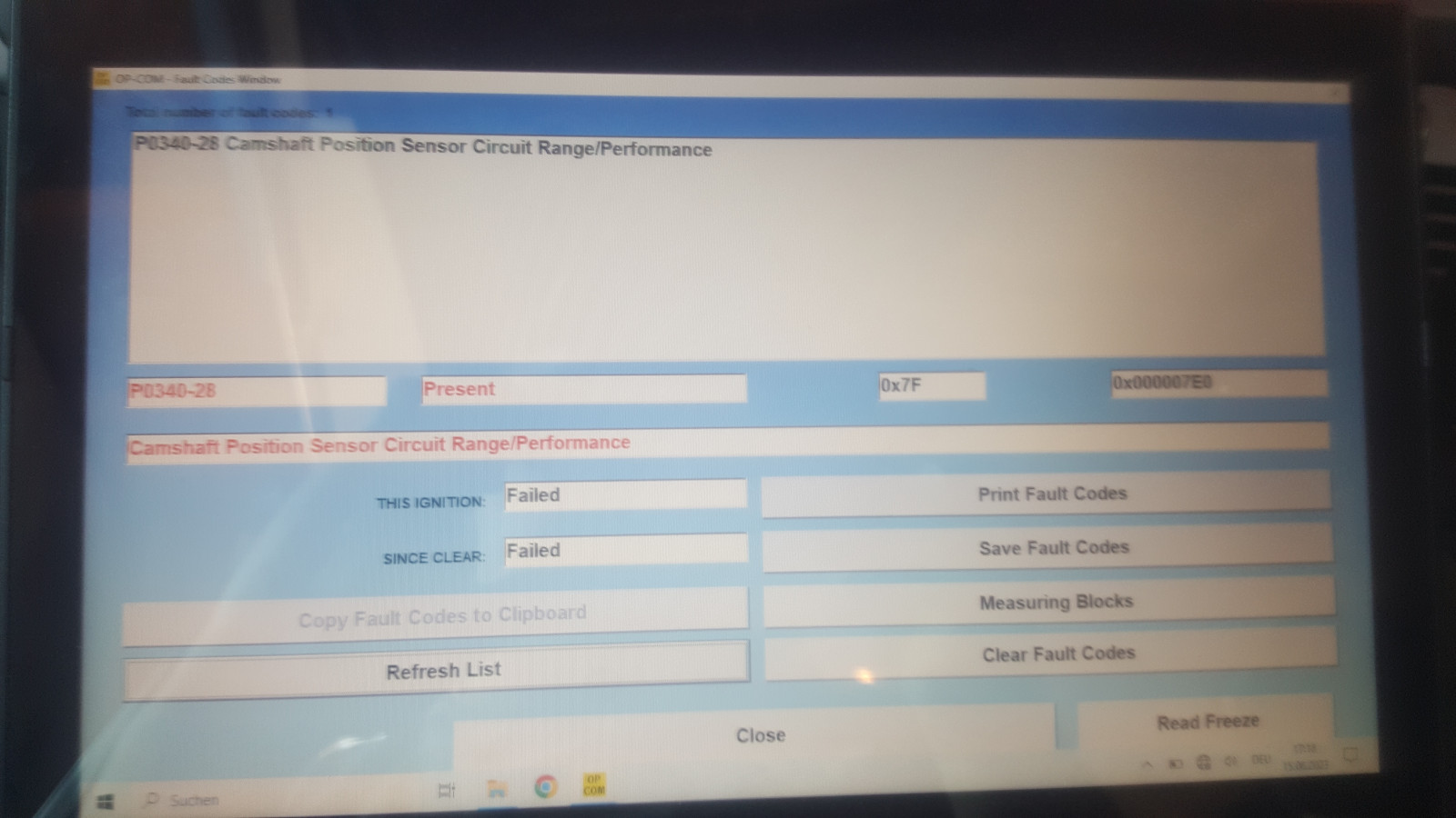 Opel Astra H 1.9 cdti (Z19DT) / P2279 und P0340 / LÖSUNG