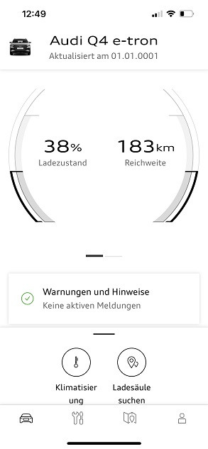MyAudi App - Störungen & Probleme