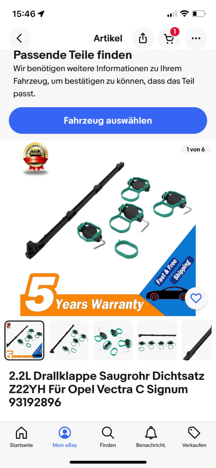 Drallkappen Austausch