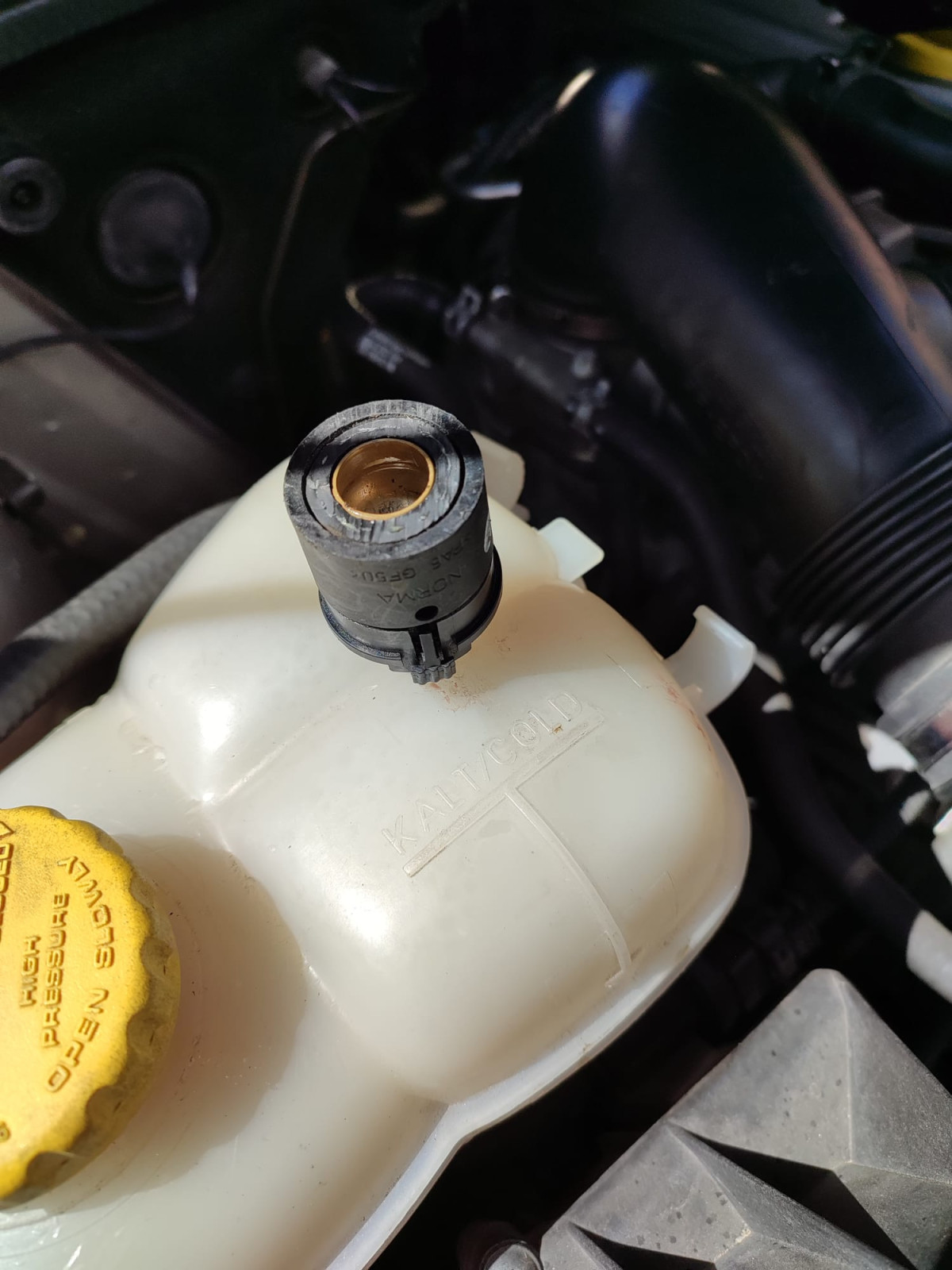 Omega B - Z22XE - Patentverbinder am Wärmetauscher