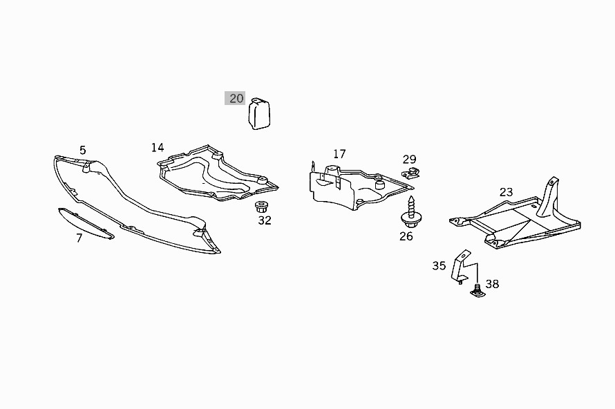 W140 Unterfahrschutz(e)
