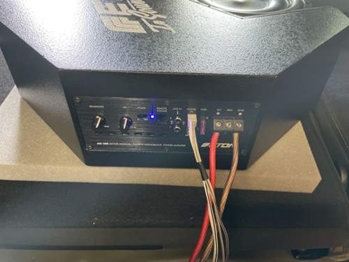 Anschluss Sub/Endstufe