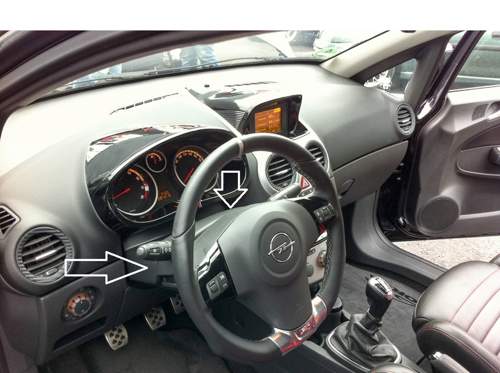 Ansicht Bauteil im Fahrzeug