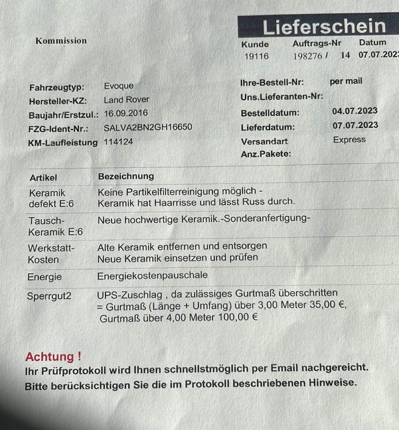 P2002-00 Diesel-Partikelfilters