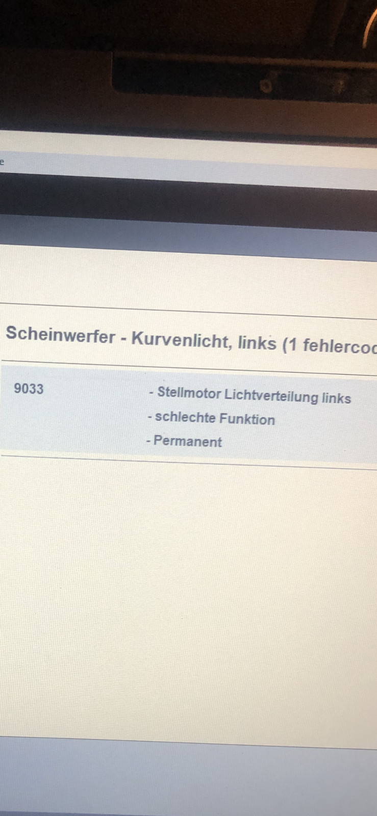 W207 (mysteriös) Probleme mit abblendlicht und Fernlicht