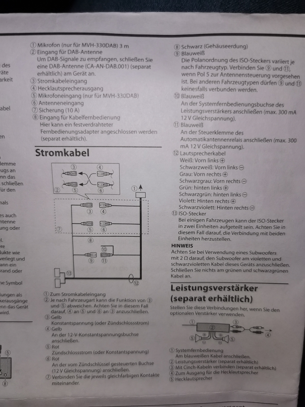 Nach Radioeinbau Batterientladung
