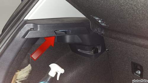 Golf Kofferraum Seitenteil links