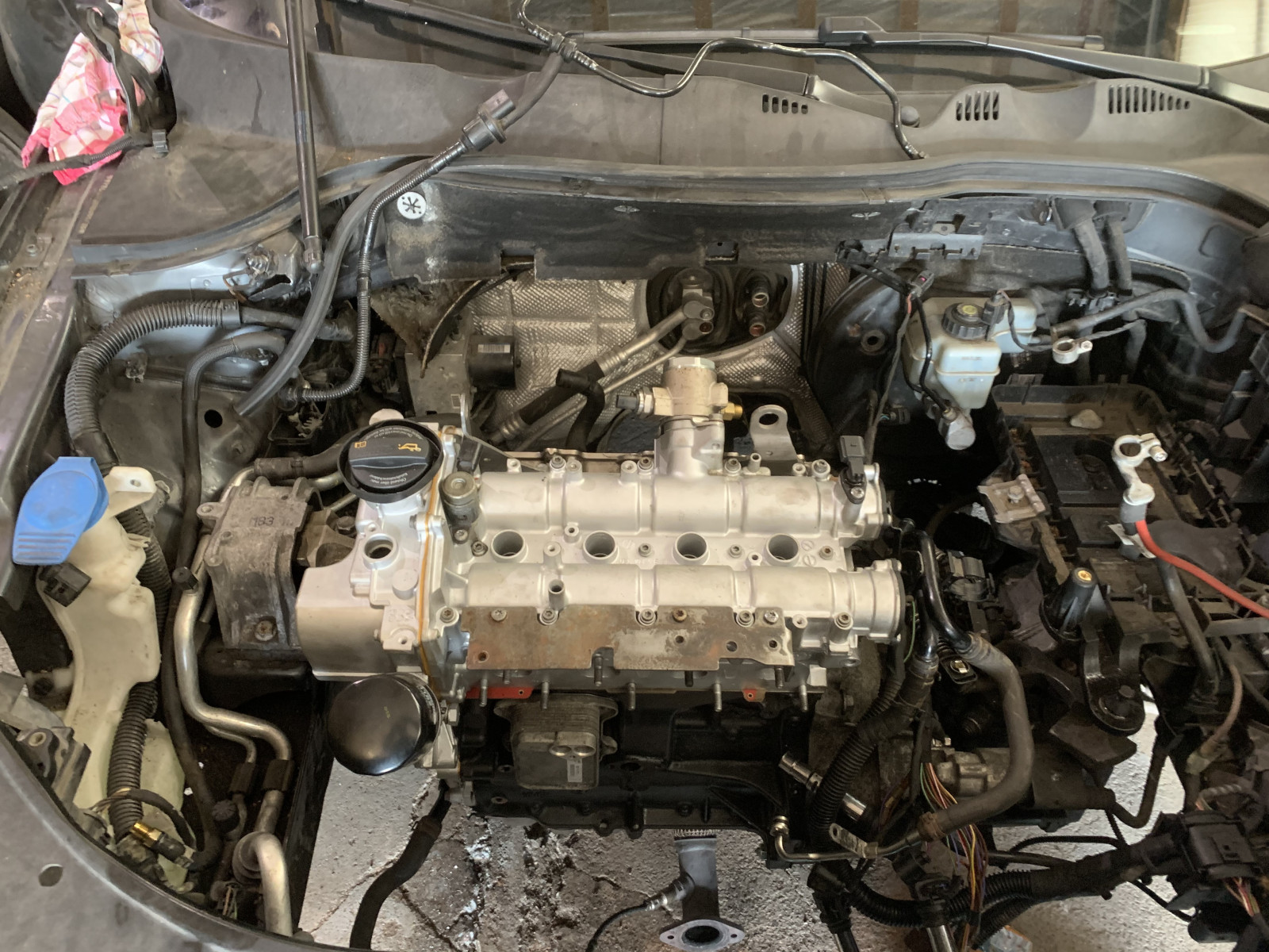 Zylinderkopfausbau 1.4 TSI