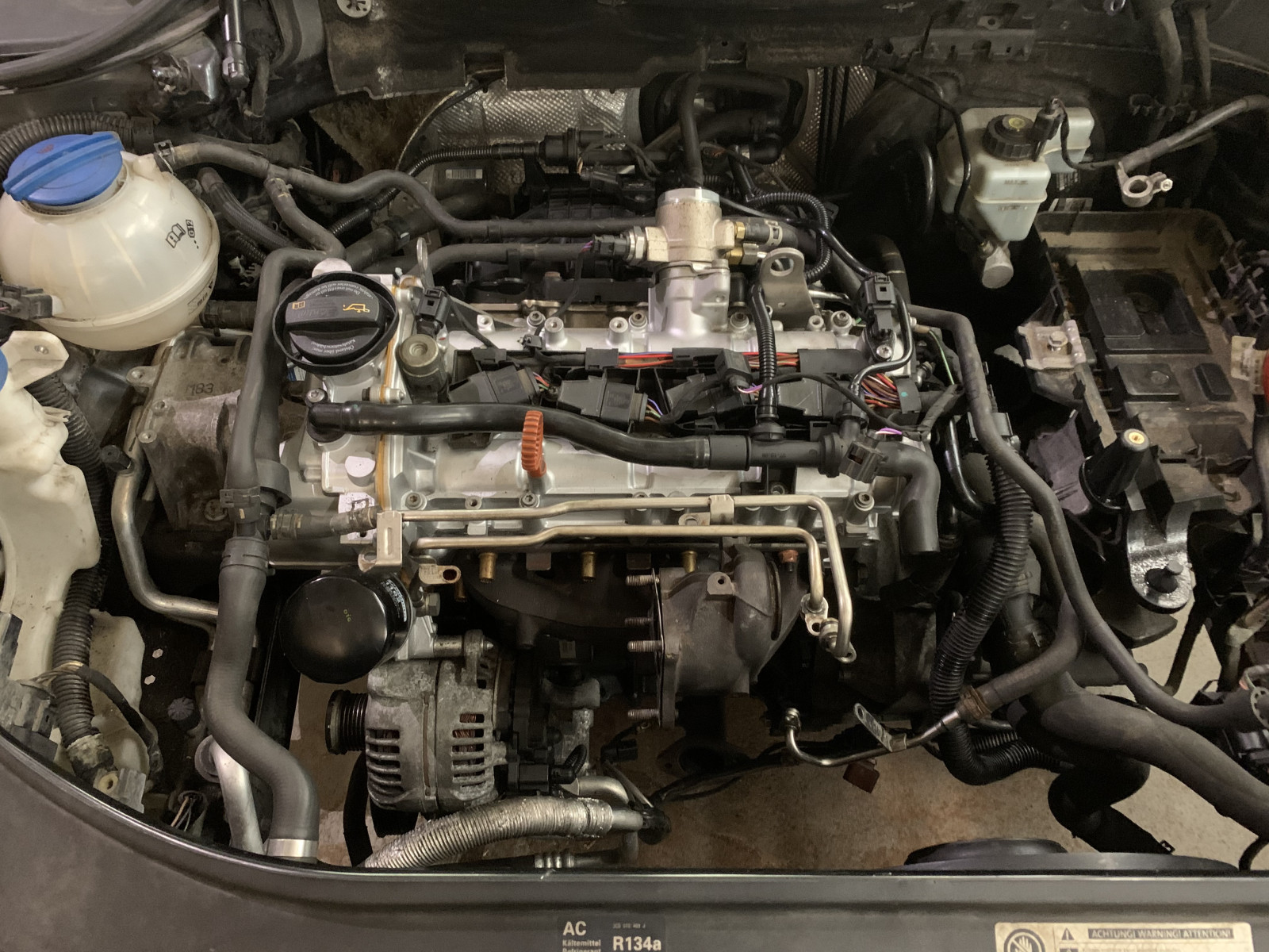 Zylinderkopfausbau 1.4 TSI