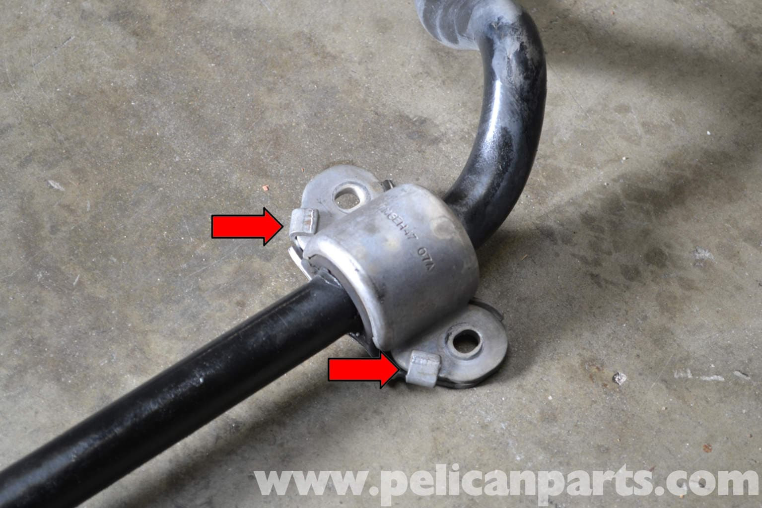 W207 Stabigummis wechseln