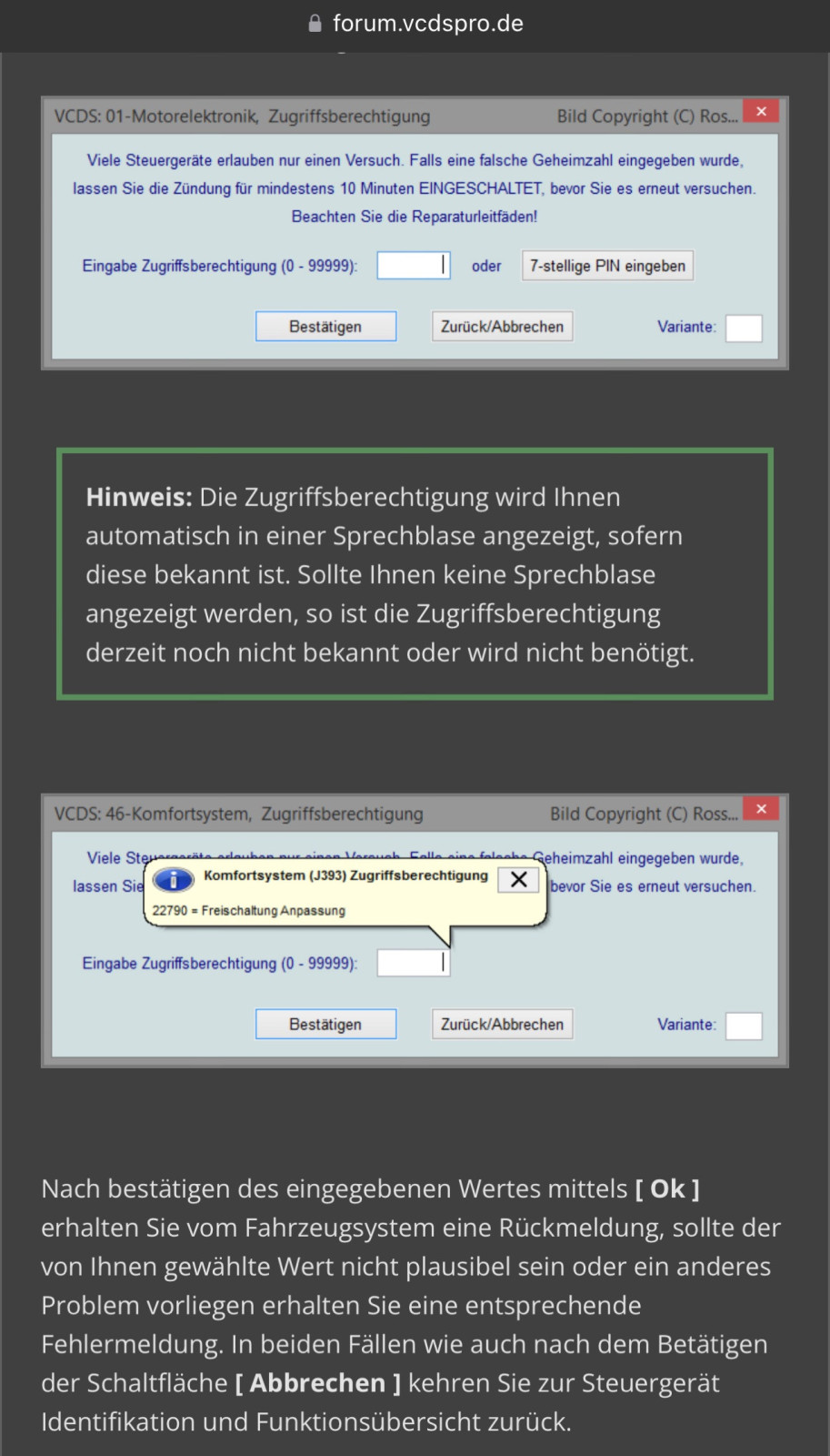 Phaeton spezifische VCDS Hilfe für Einsteiger