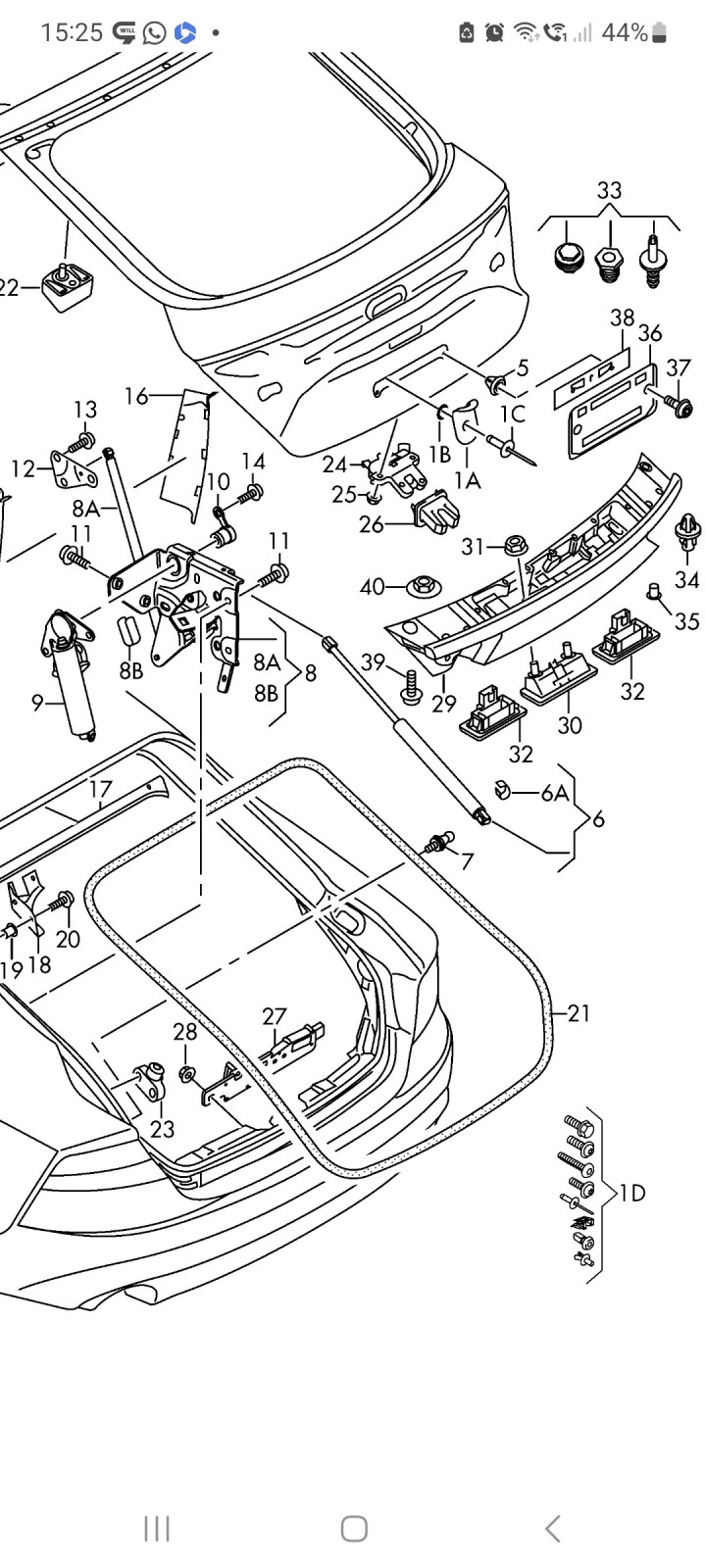 Heckklappengelenke knarzen bei Hitze