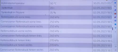 Cardata bmw 20 Liter noch