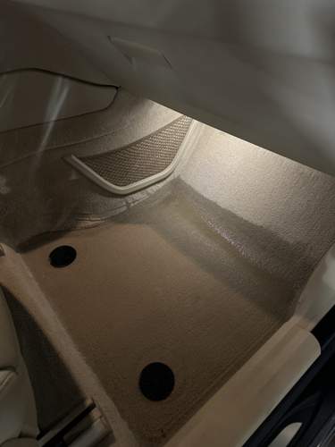 Fussraum Beifahrerseite