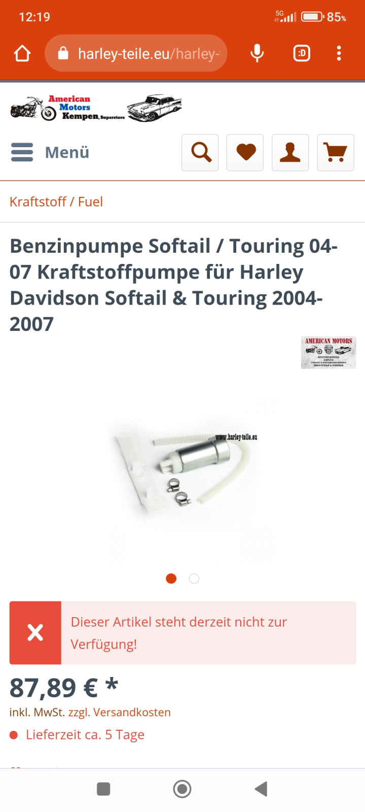 H-D Night-Train Bj. 2007 springt nicht an.