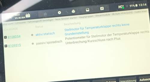 Stellmotor Temperaturklappe
