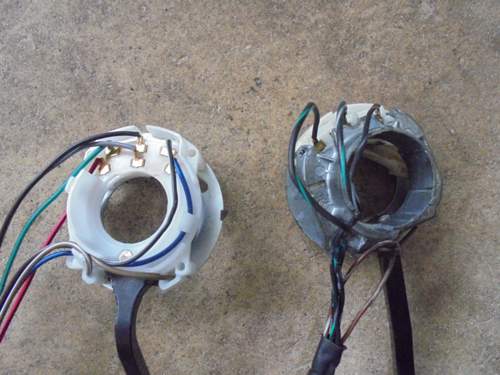 Blinkerschalter alt und neuer Ersatz