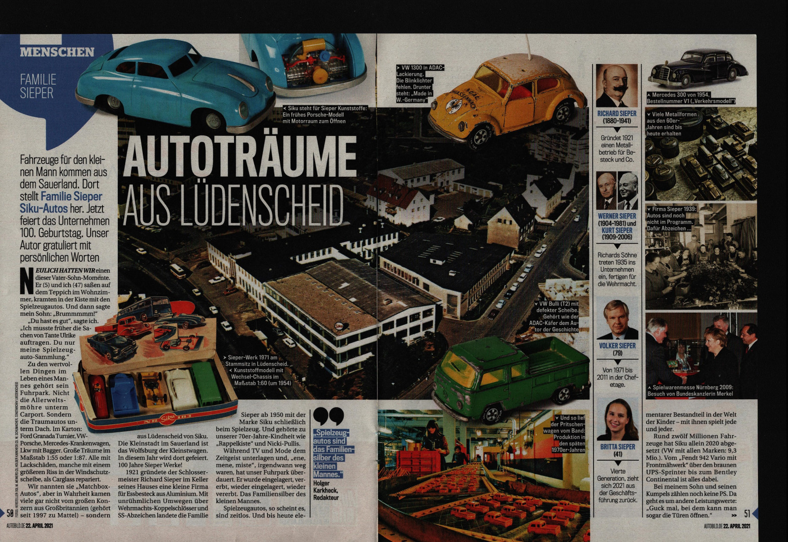 Foto-Erinnerungen an die Vergangenheit 1921 > 1990: