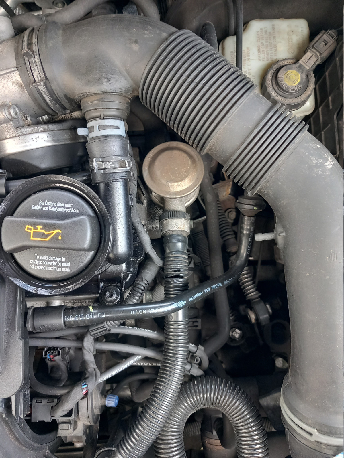 Golf 5 1.6 Beschädigter Schlauch