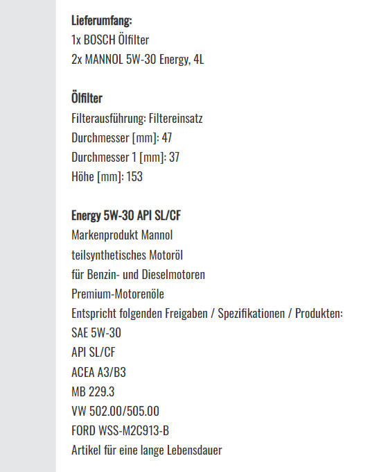 Auf was achten bei Ölkauf