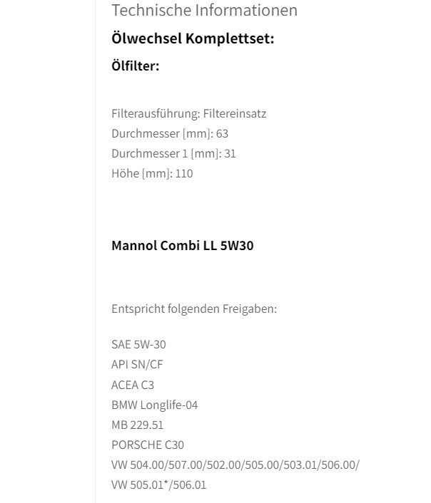 Auf was achten bei Ölkauf