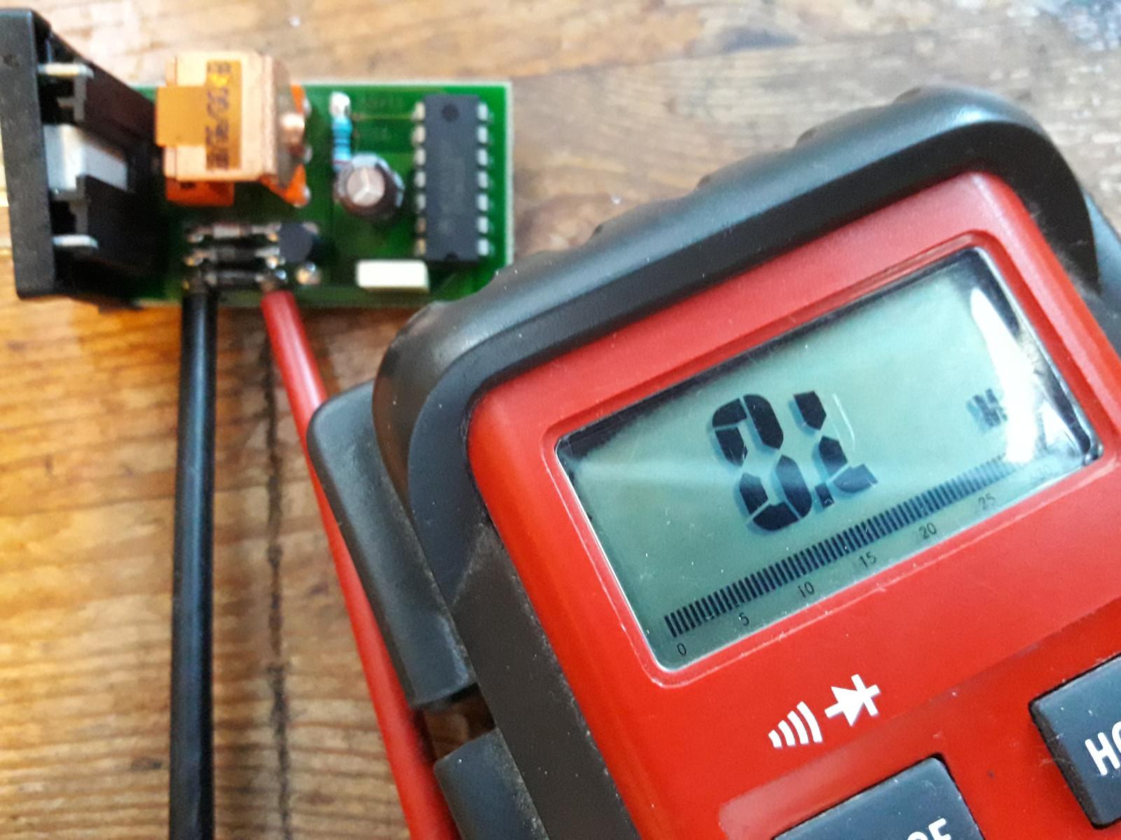 Omega B - X30XE - FL - Temperatur geht in den roten Bereich