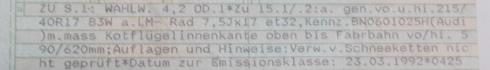 Welche Kombi aus Rad-Reifen und Gewindefahrwerk ist an der VA ohne Spurverbreiterung fahrbar?