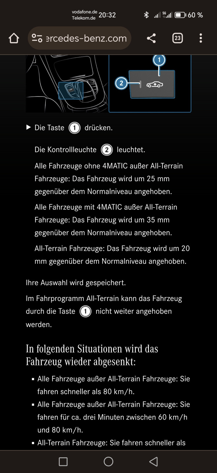 Kaufberatung S213 Bodenfreiheit All Terrain / "normal"