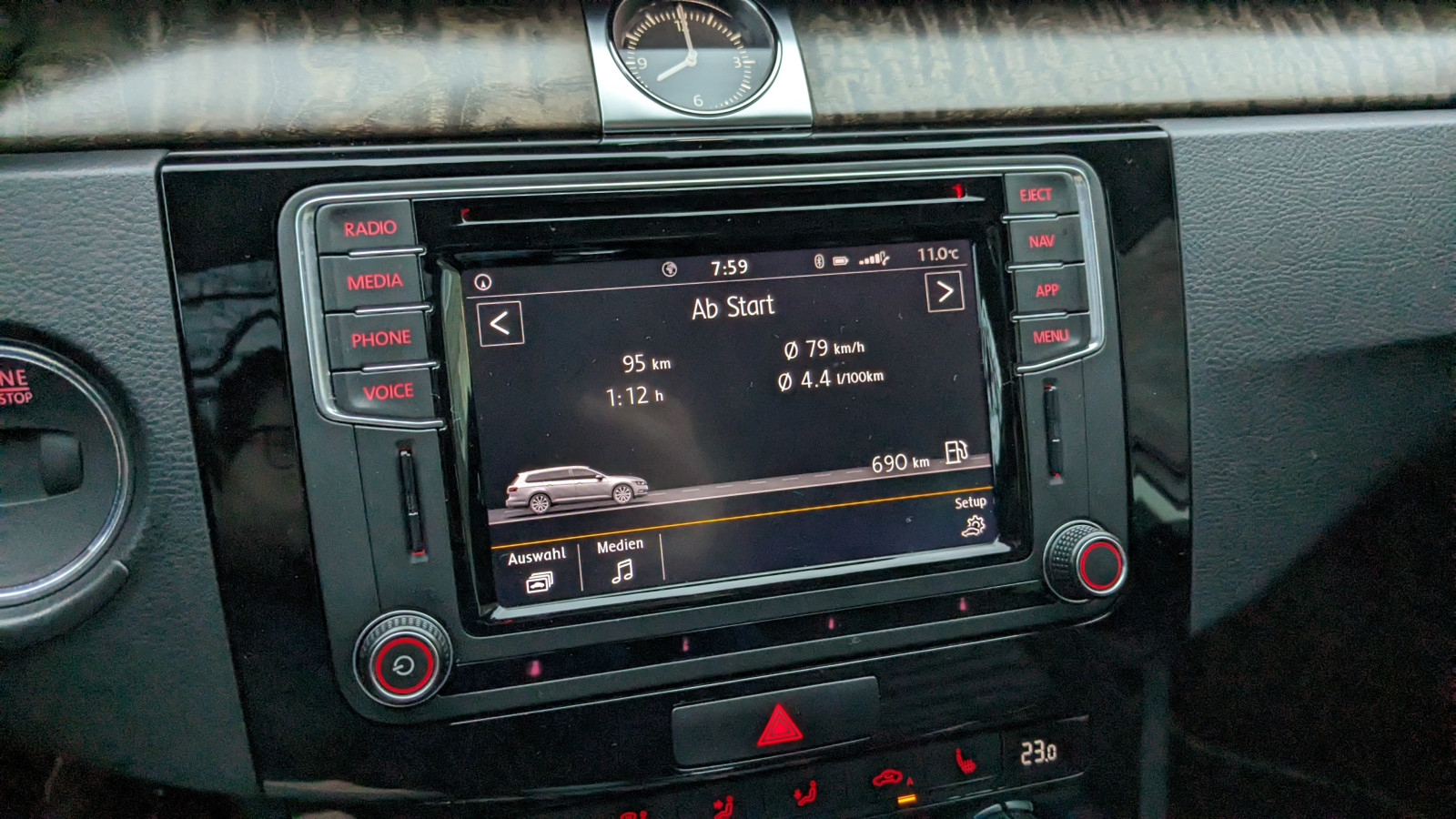 Discover Media PQ mit CAR-Menu