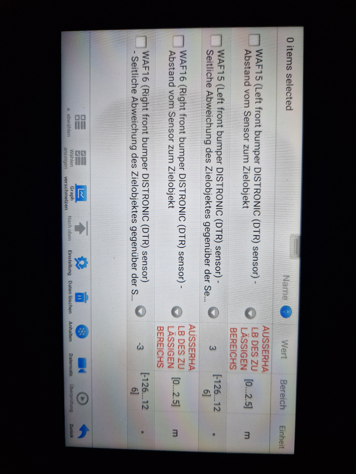 Zwei Fehler (Totwinkel, RDKS), benötige Hilfe.