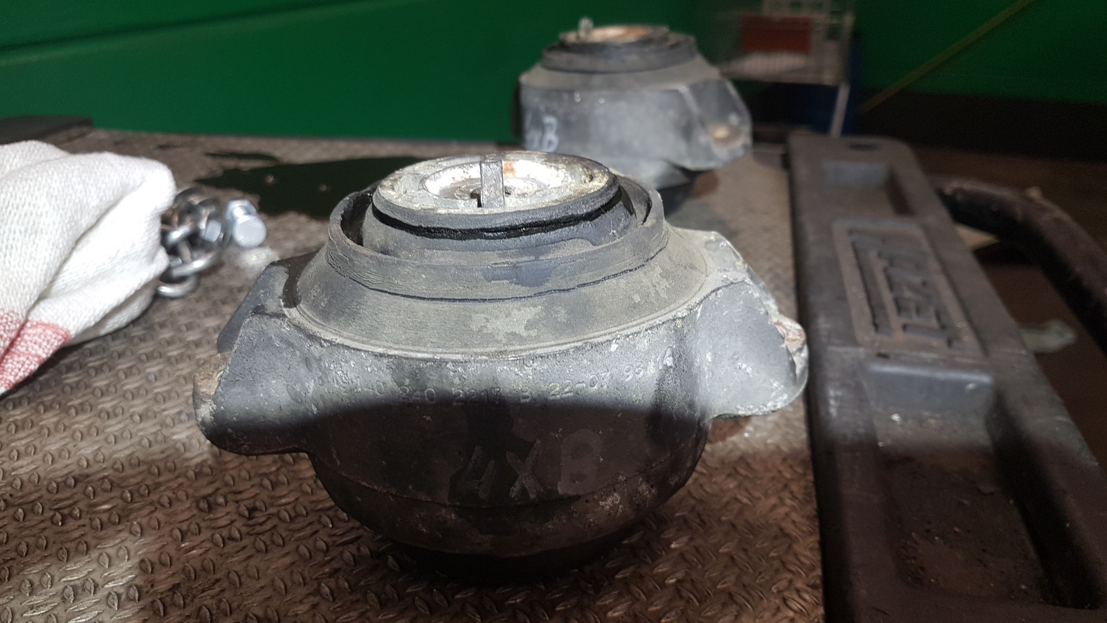 C140 Coupé CL500 Motorlagerwechsel