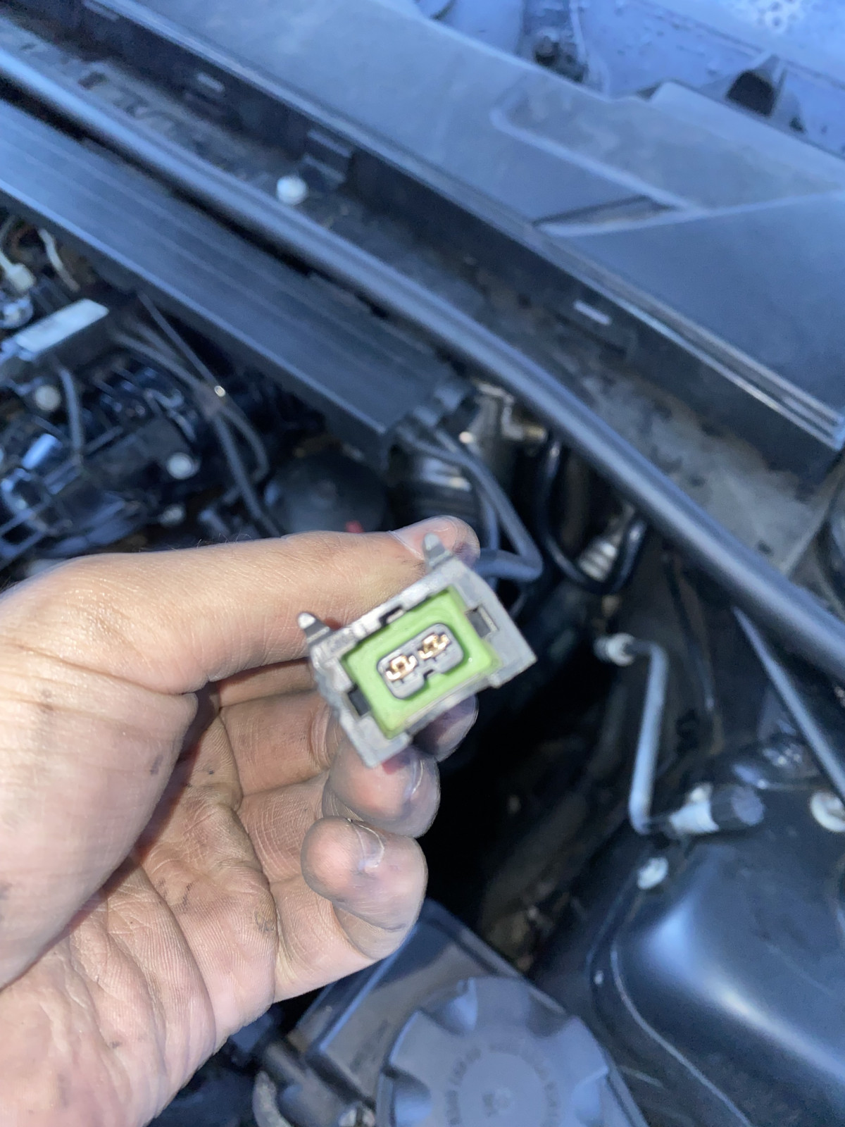 BMW 320d E91 LCI Steckerplatz