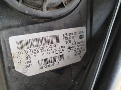 Etikett Scheinwerfer Links