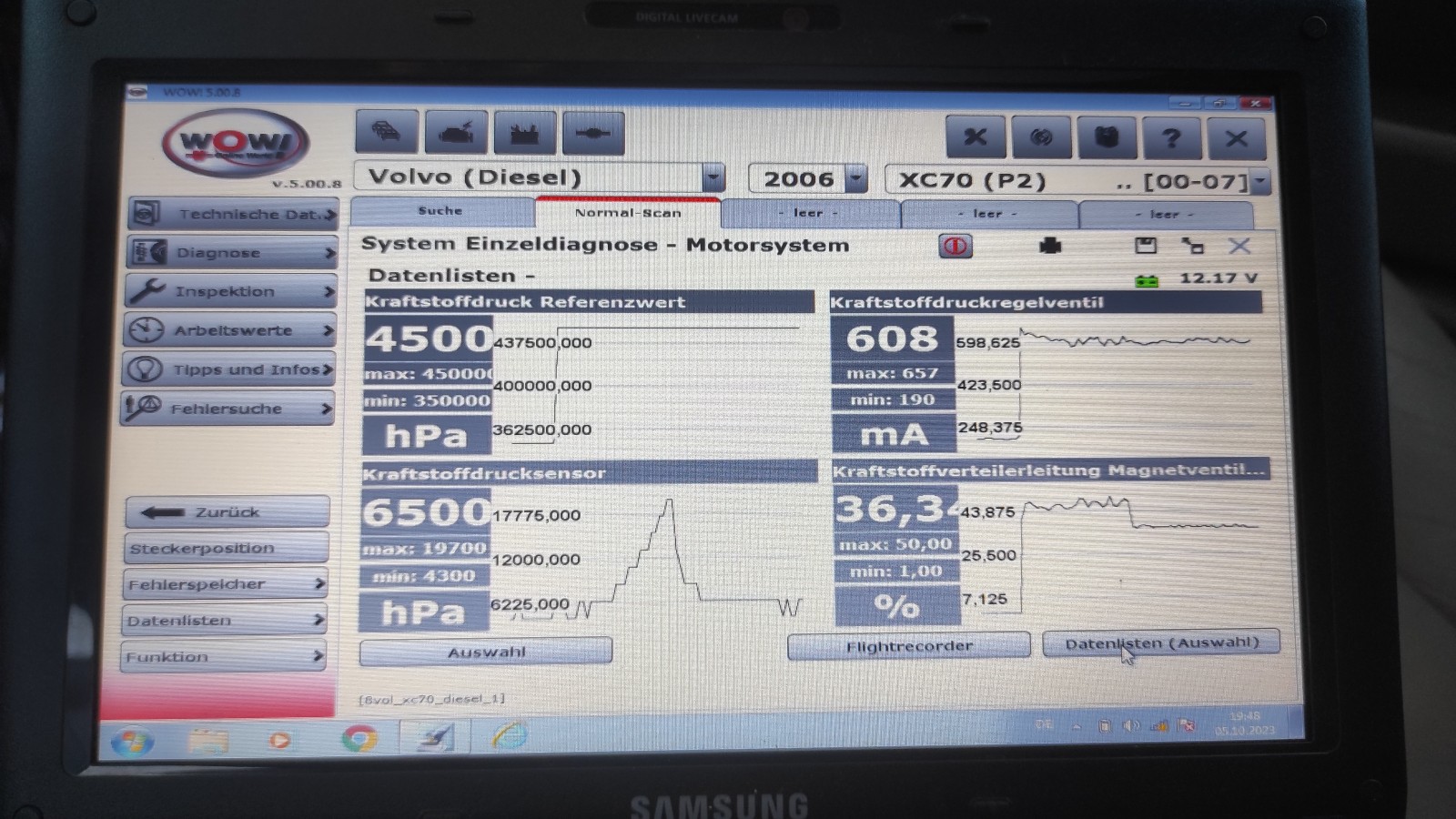 XC70 D5 springt nach Wirbelklappentausch nicht mehr an