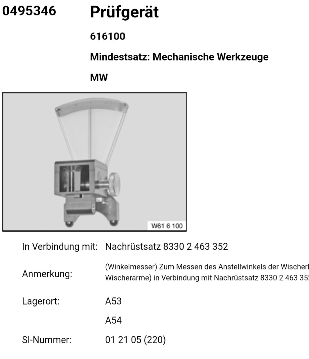 Scheibenwischer richtig einstellen, Winkel zur Scheibe BMW F20