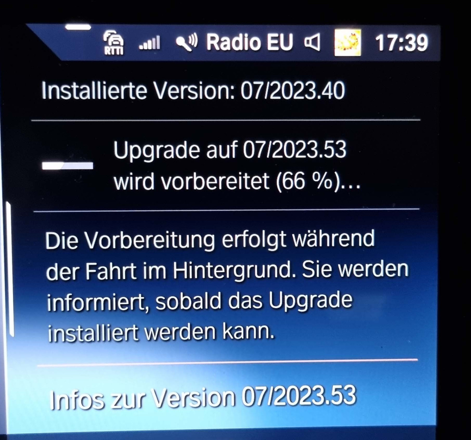 Neues Remote Software Upgrade